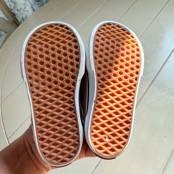 Vans Kids Sneakers - Rust and White - Picture 2 of 5